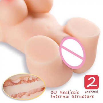Pocket Pussy Realistic Ass Sex Toy TPE Lifelike Men Masturbation Doll