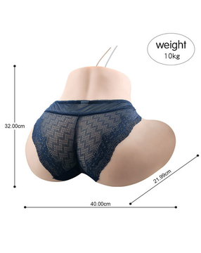 Silicone Realistic Ass Sex Toy Vibration Waterproof Rechargeable For Men